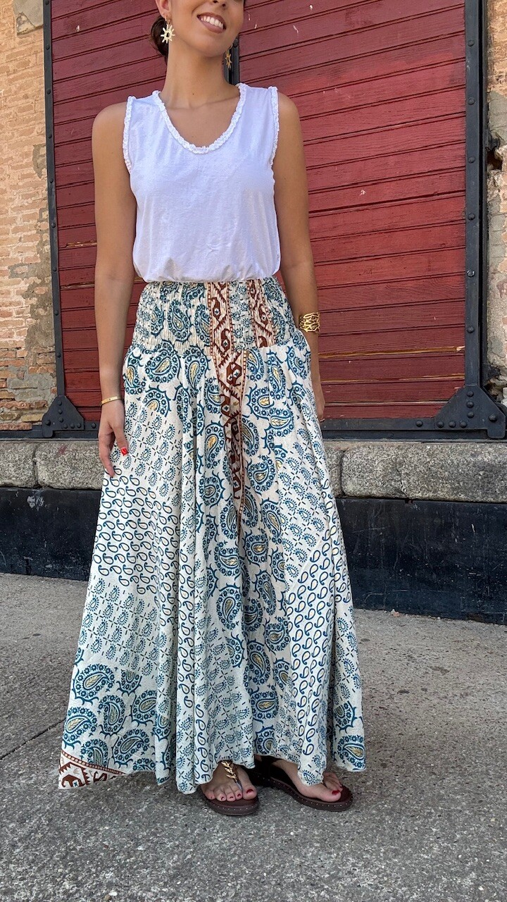 Pantalón Mariposa Tánger Turquesa - Imagen 6