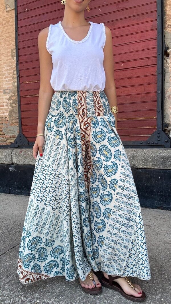 Pantalón Mariposa Tánger Turquesa