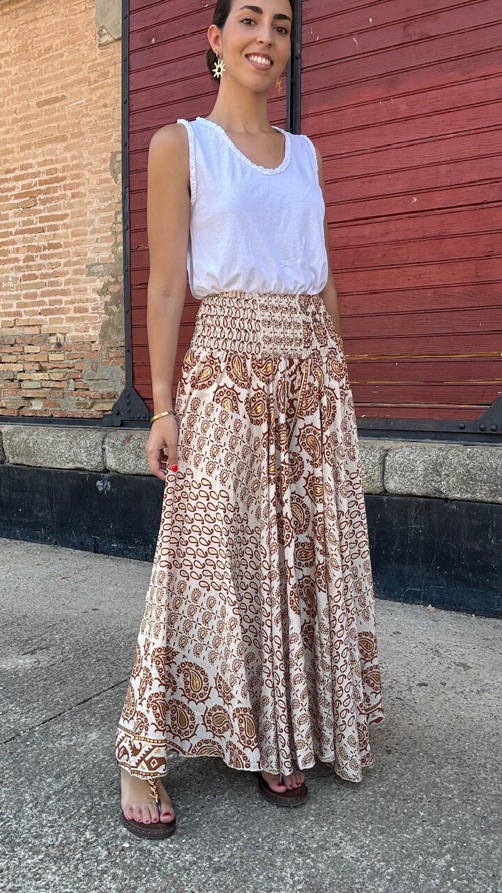 Pantalón Mariposa Tánger Camel - Imagen 6