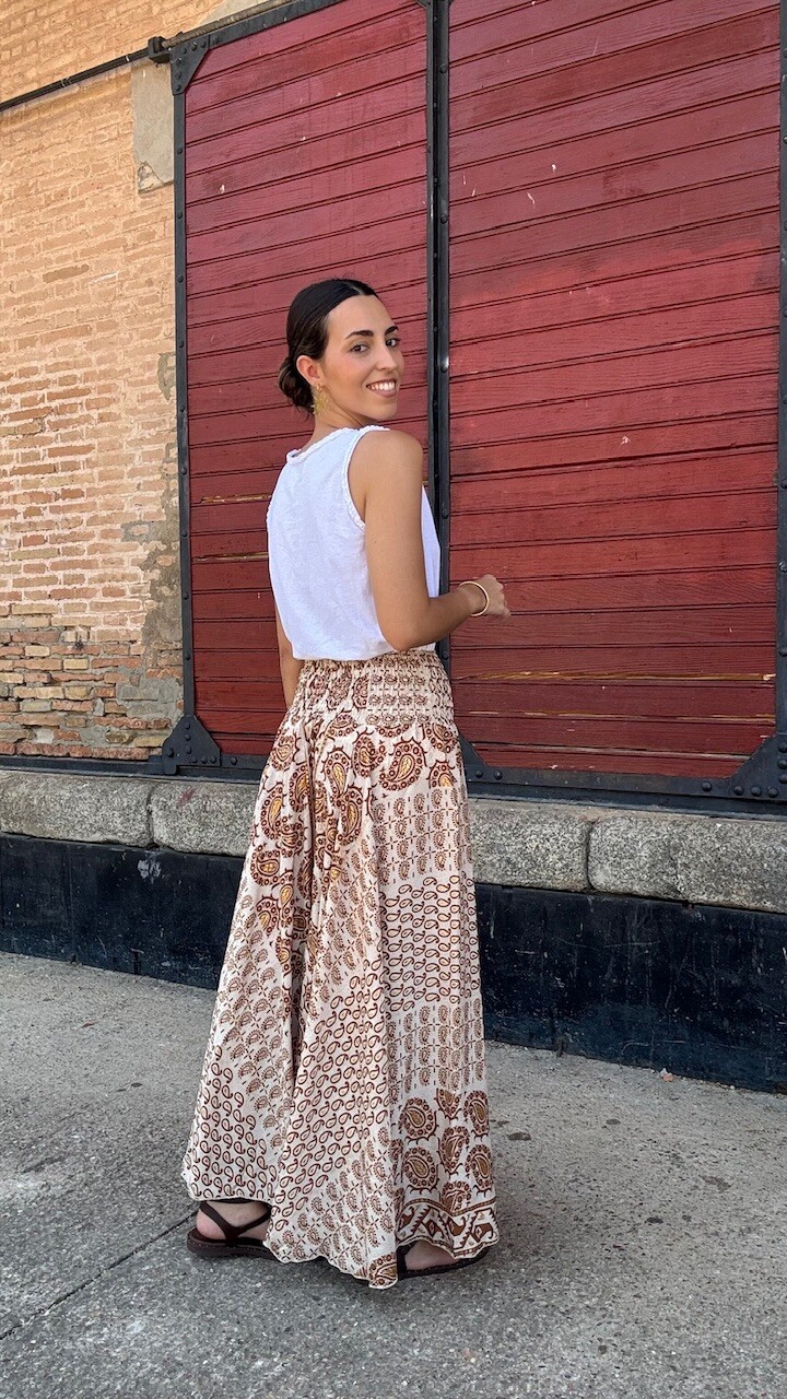 Pantalón Mariposa Tánger Camel - Imagen 4