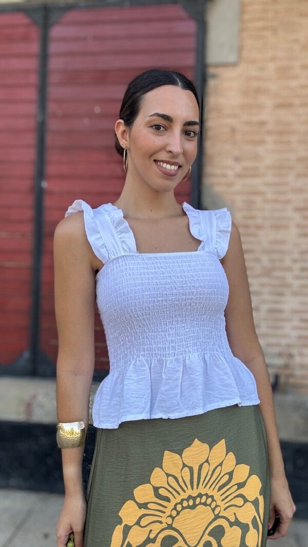 Top Nido Tirantas Blanco