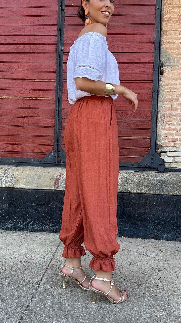 Pantalón bombacho Silvana Teja - Imagen 7