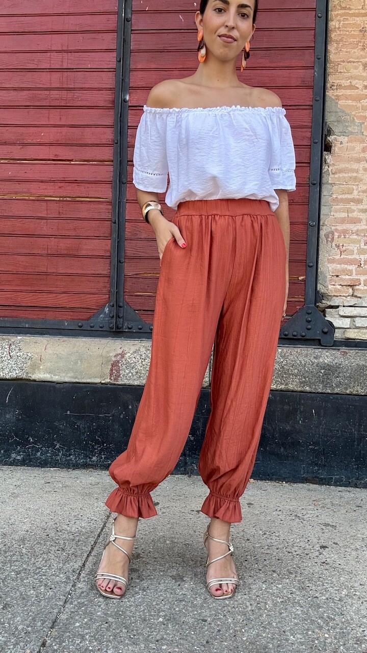 Pantalón bombacho Silvana Teja - Imagen 2