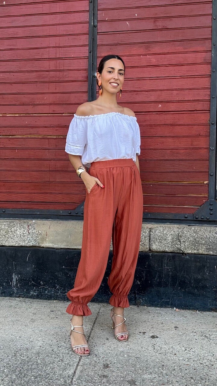 Pantalón bombacho Silvana Teja - Imagen 5