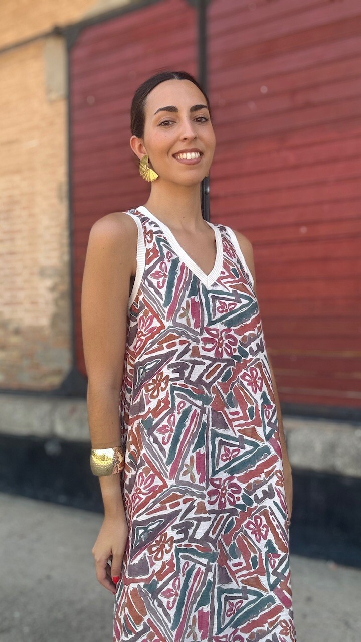 Vestido Nicoletta Estampado - Imagen 9