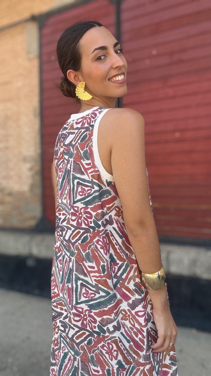 Vestido Nicoletta Estampado - Imagen 11