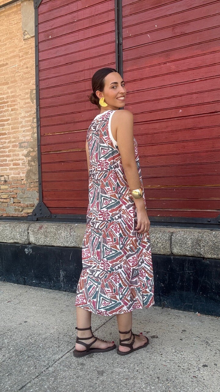 Vestido Nicoletta Estampado - Imagen 8