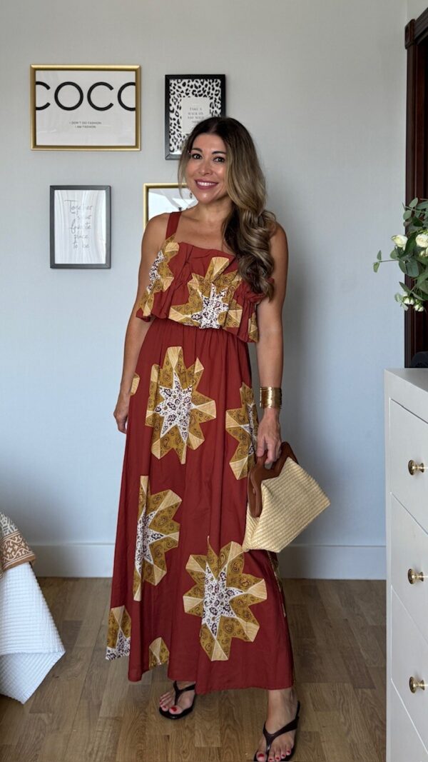 Vestido Balbina Teja