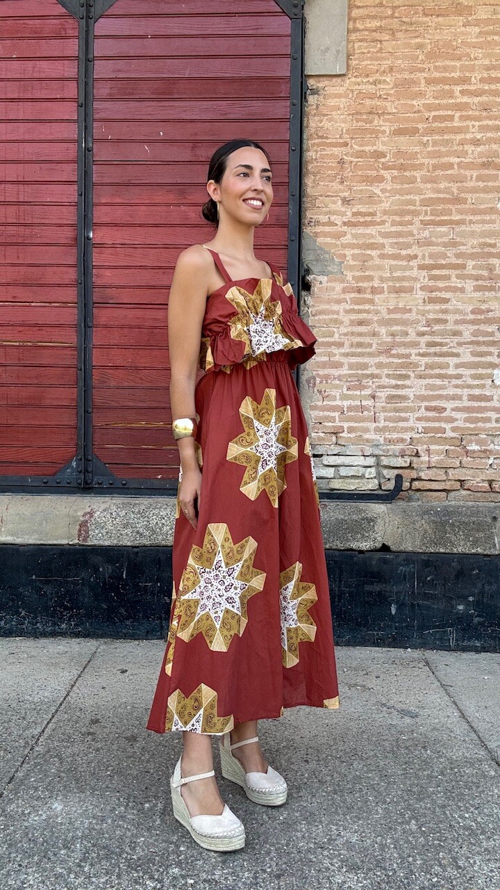 Vestido Balbina Teja - Imagen 5