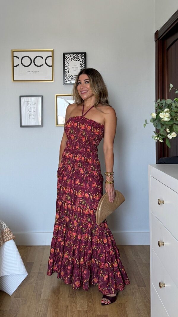 Vestido Amaranto Berenjena