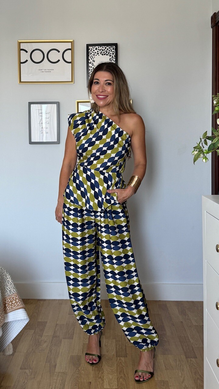 Conjunto Retro Verde Azul - Imagen 5