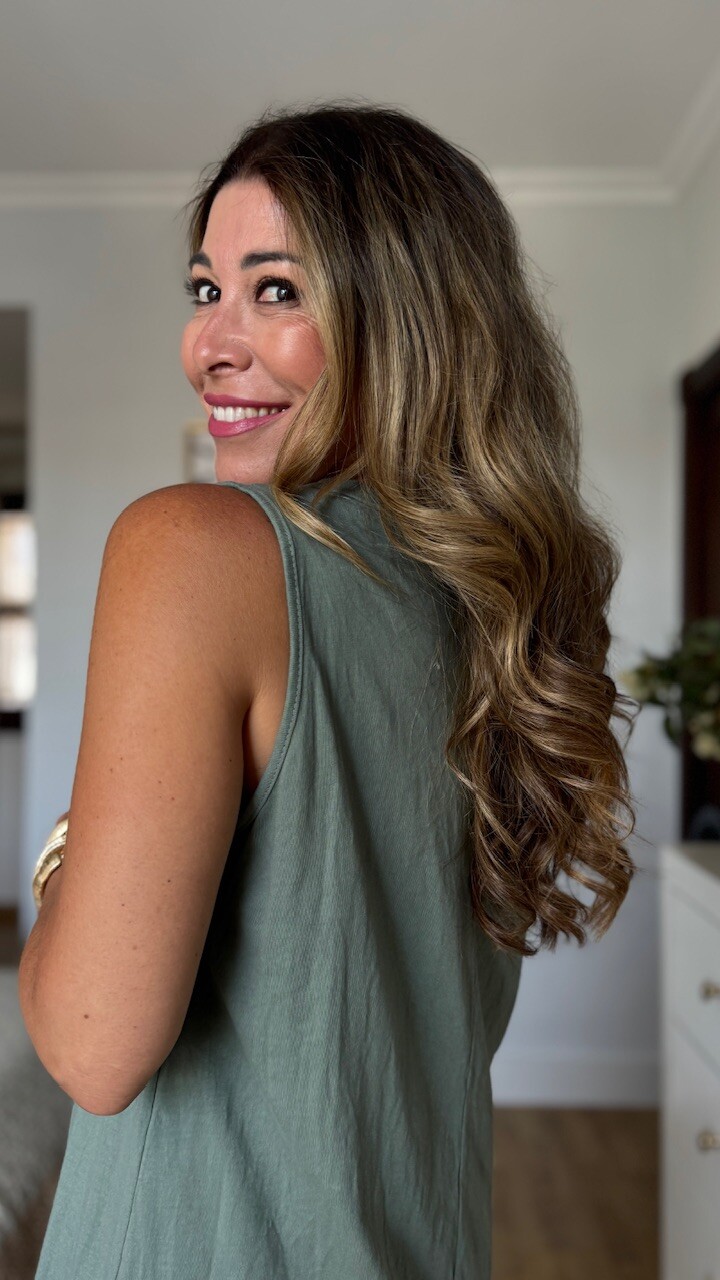 Vestido Tirantas Tachuelas Verde Caza - Imagen 7