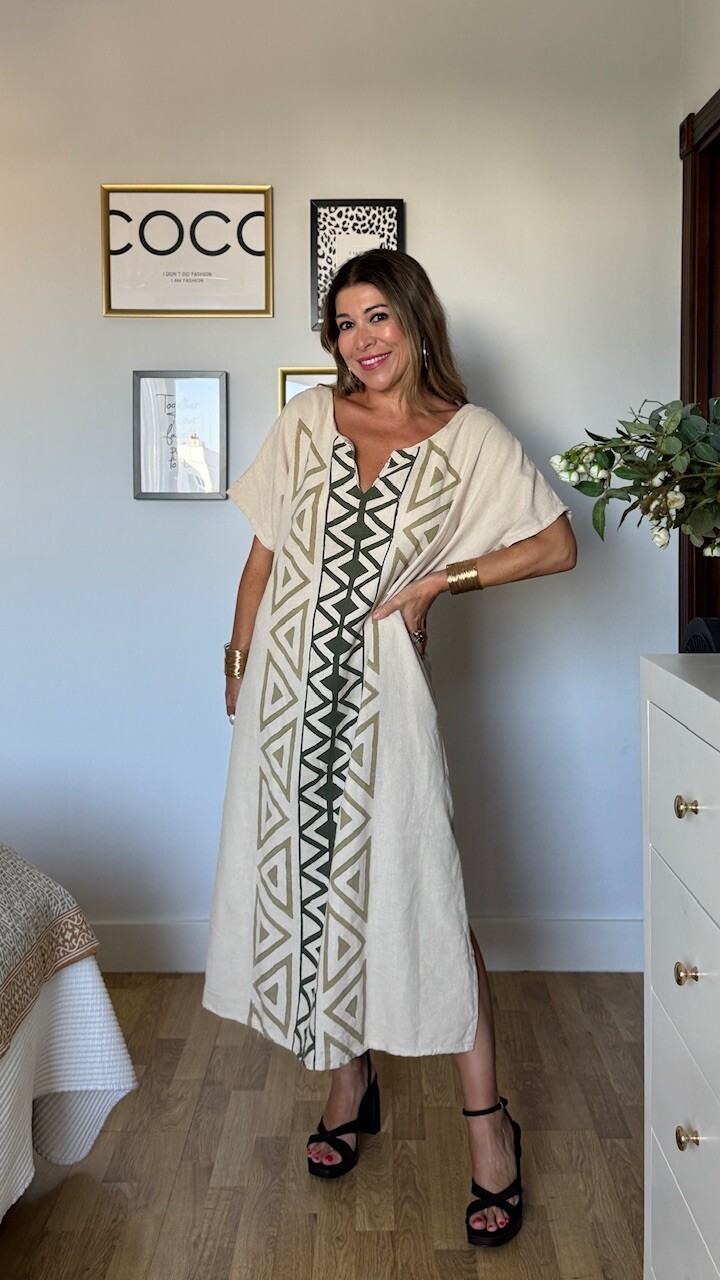 Vestido Panamá Beige - Imagen 5