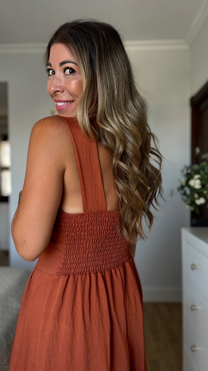 Vestido Oriente Teja - Imagen 3