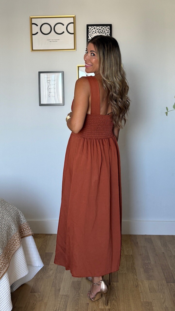 Vestido Oriente Teja - Imagen 4