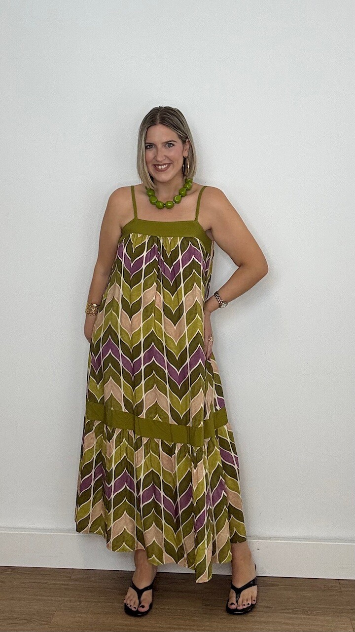Vestido Croacia Verde Pistacho - Imagen 10