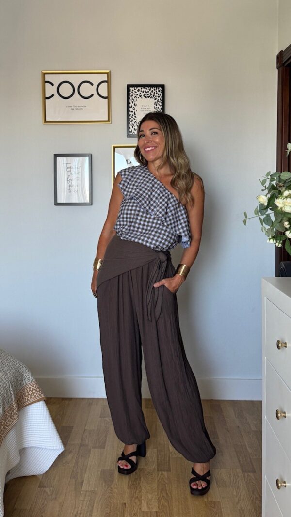 Pantalón bombacho Bambula Pañuelo Marrón