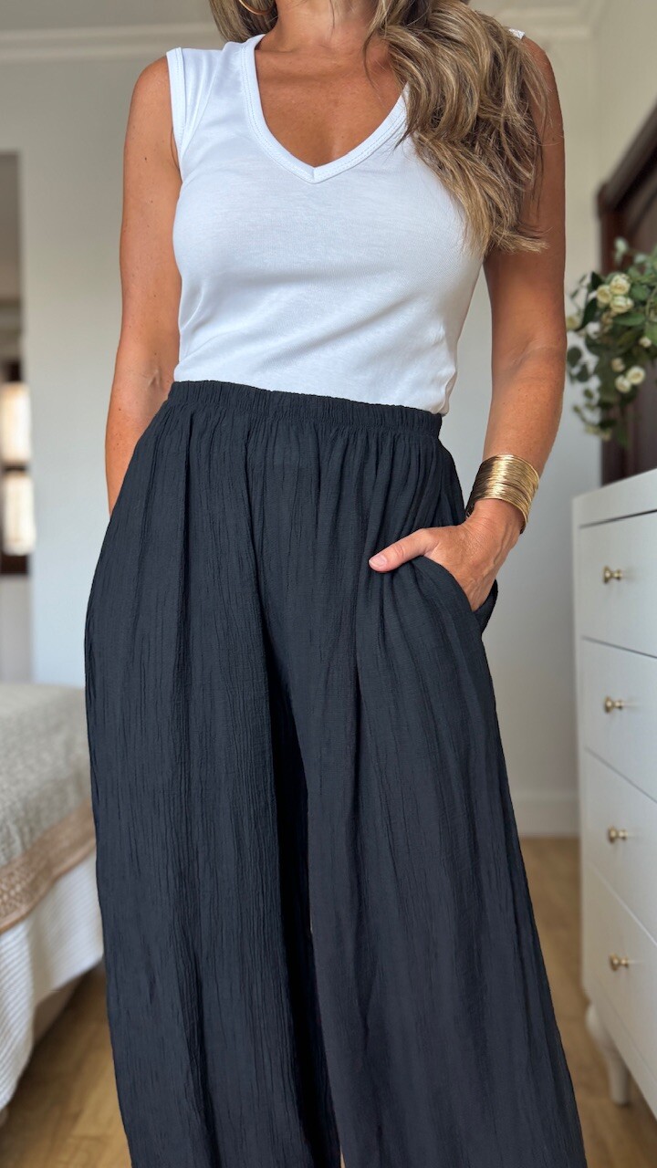 Pantalón bombacho Bambula Pañuelo Negro - Imagen 9