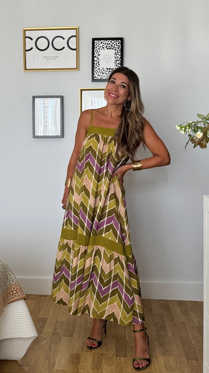 Vestido Croacia Verde Pistacho - Imagen 2