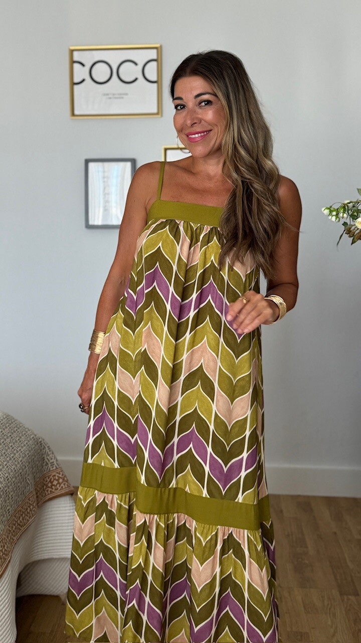 Vestido Croacia Verde Pistacho - Imagen 7