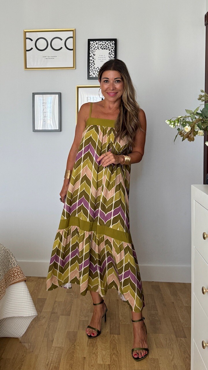 Vestido Croacia Verde Pistacho - Imagen 4