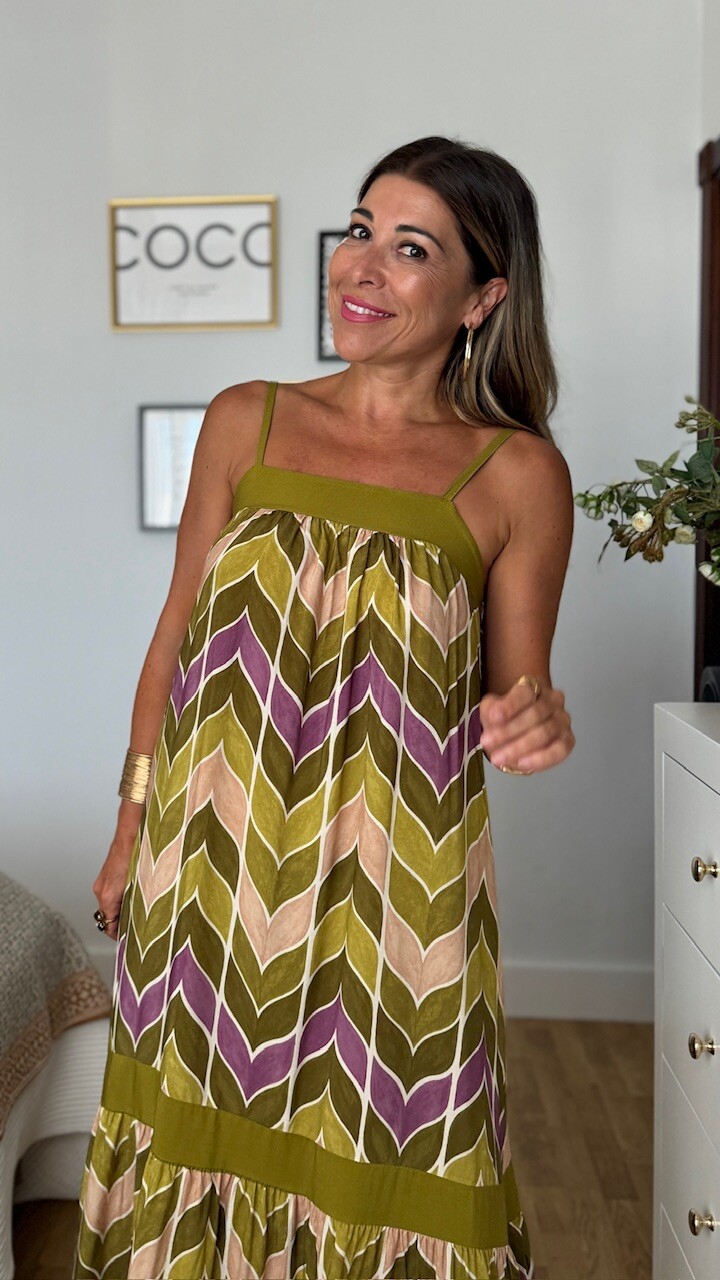 Vestido Croacia Verde Pistacho - Imagen 3