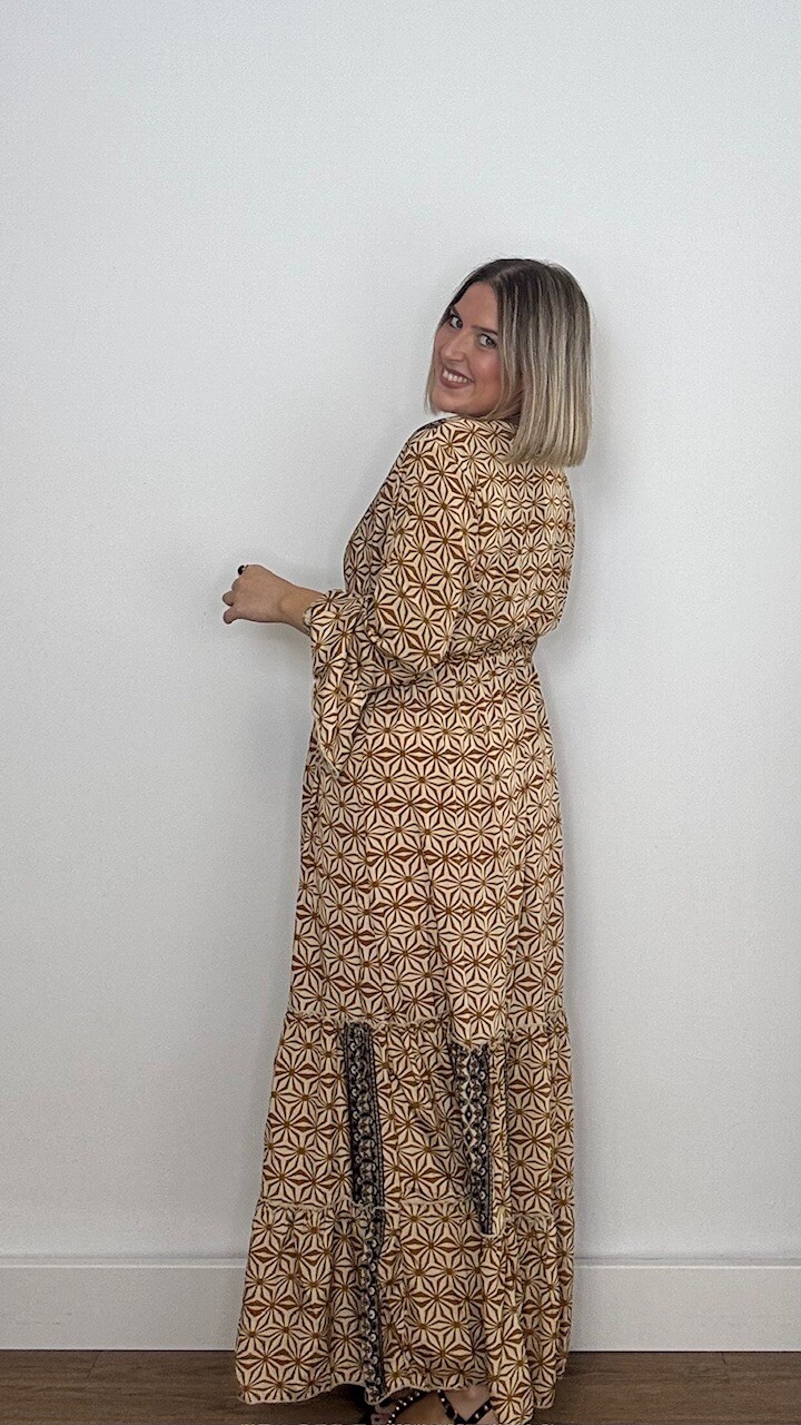 Vestido Marrakech Camel - Imagen 5