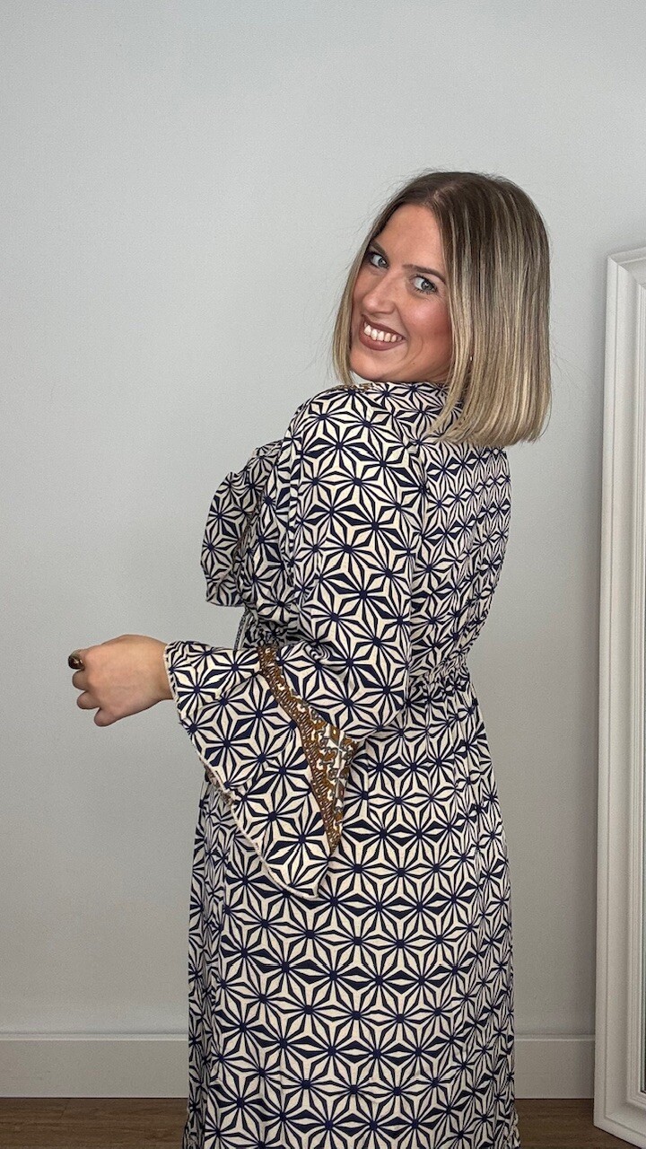 Vestido Marrakech Azul Marino - Imagen 3