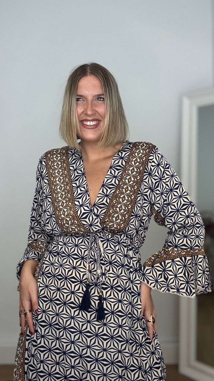 Vestido Marrakech Azul Marino