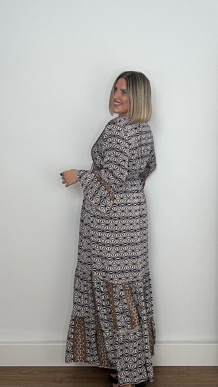 Vestido Marrakech Azul Marino - Imagen 6