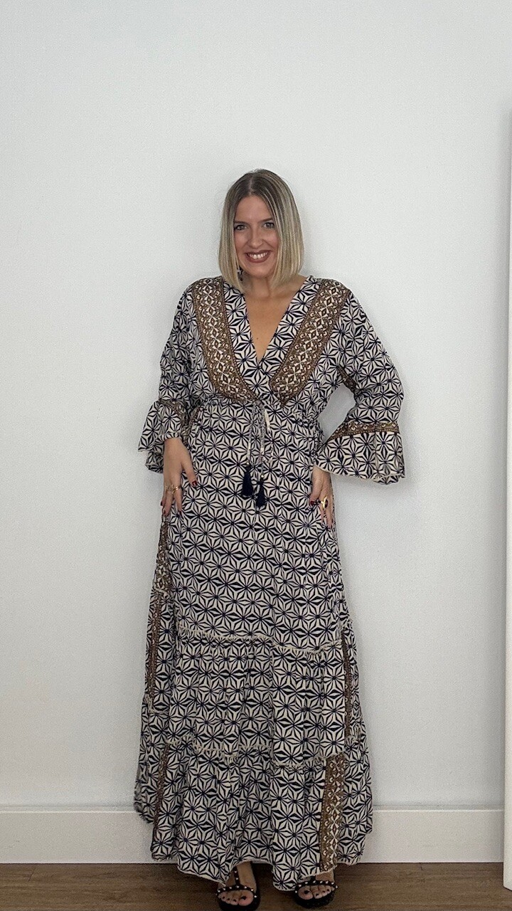 Vestido Marrakech Azul Marino - Imagen 4