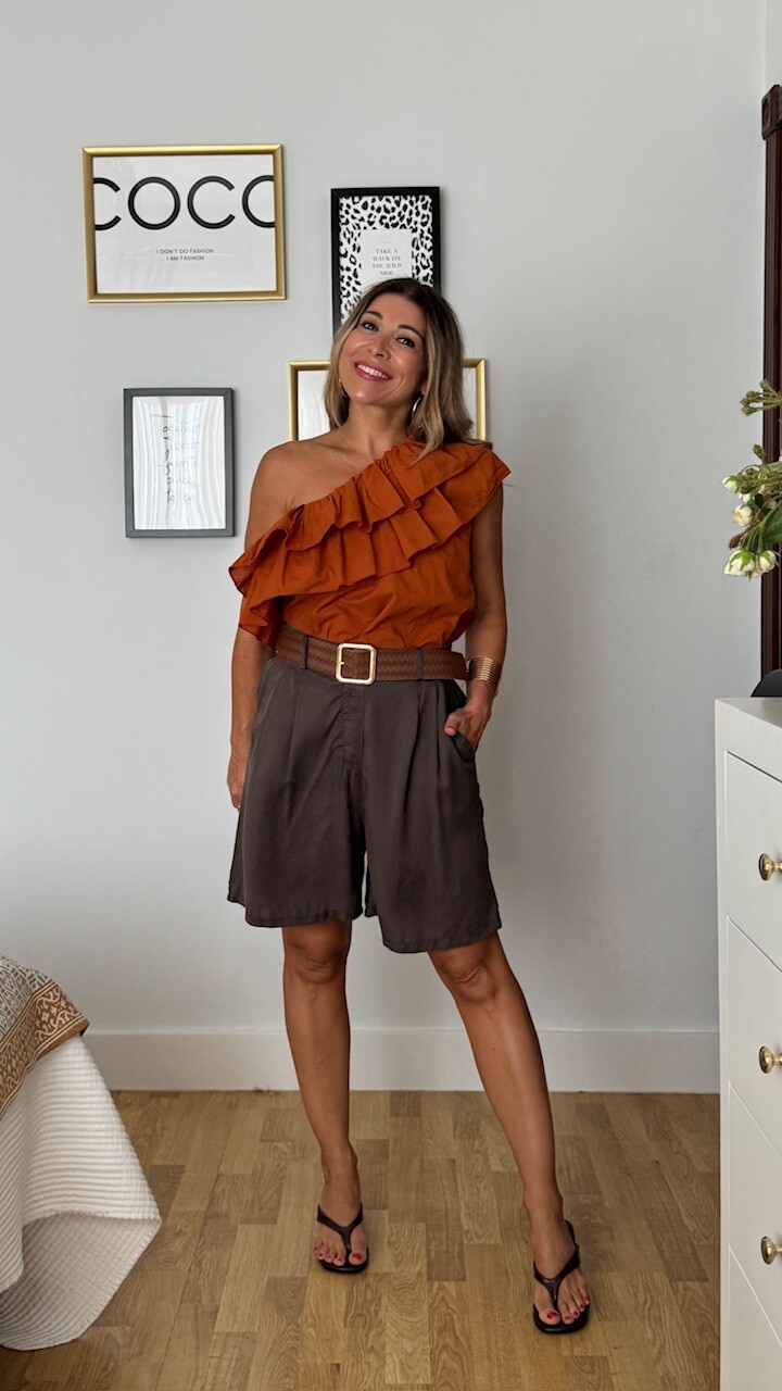 Bermudas Cinturón Marrón - Imagen 8