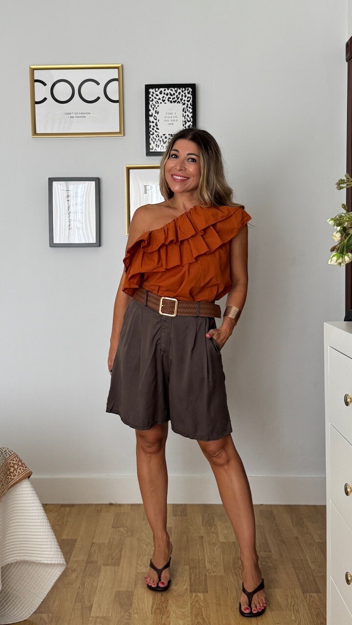 Bermudas Cinturón Marrón - Imagen 5