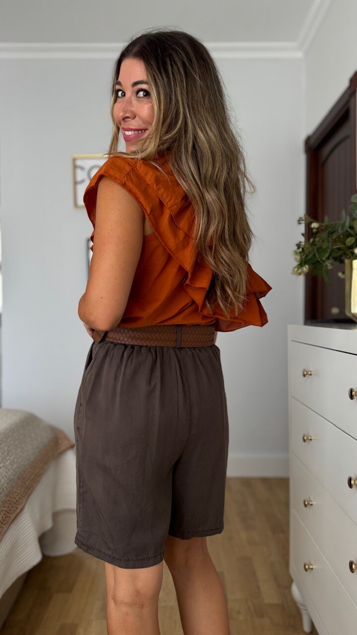 Bermudas Cinturón Marrón - Imagen 9