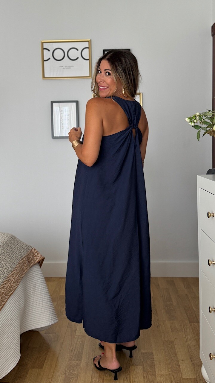 Vestido Alice Tachas Azul Marino - Imagen 6