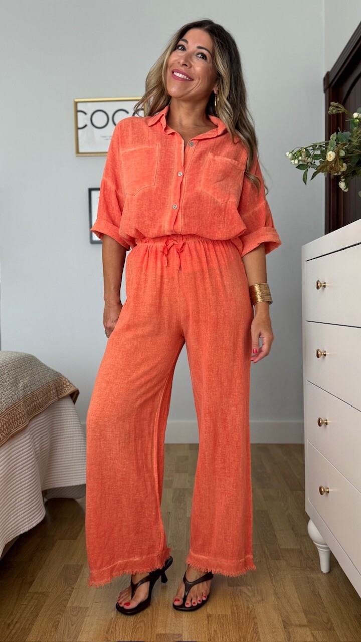 Pantalón Cotton Naranja - Imagen 5