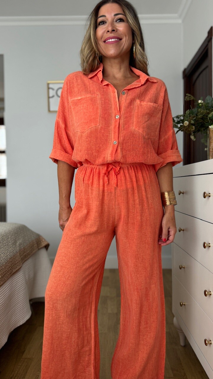 Pantalón Cotton Naranja - Imagen 4