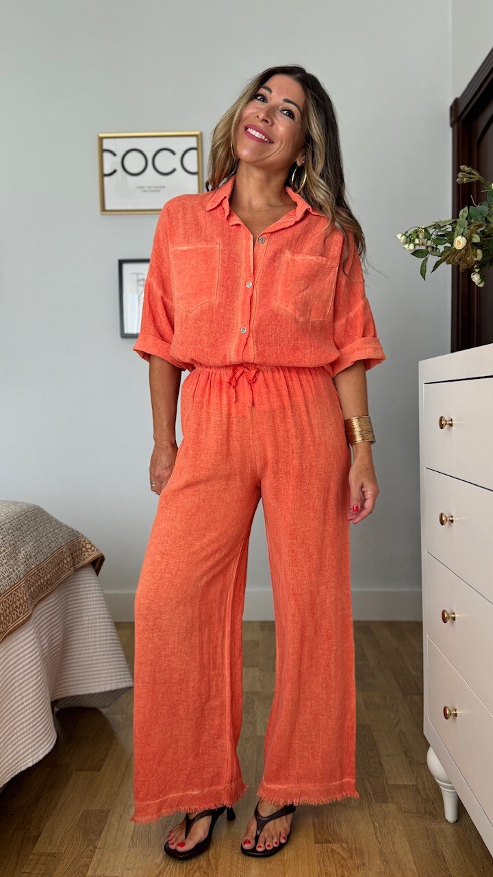 Pantalón Cotton Naranja - Imagen 2