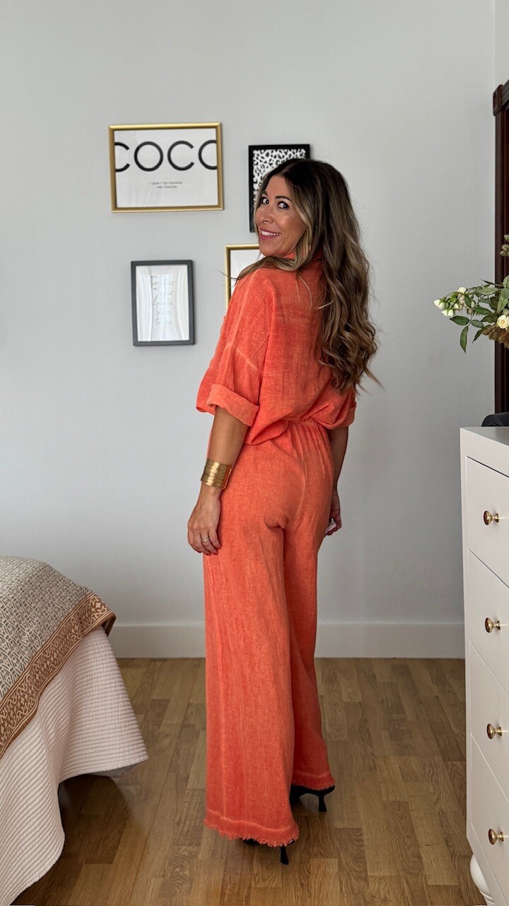 Pantalón Cotton Naranja - Imagen 3
