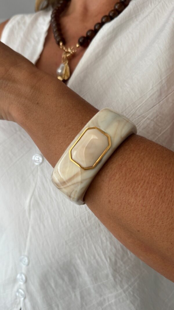 Pulsera Zafira Blanco Roto