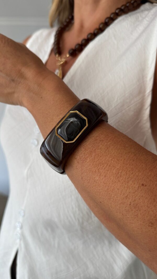 Pulsera Zafira Marrón