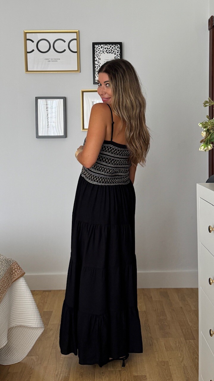 Vestido Chloe Nido Negro - Imagen 7