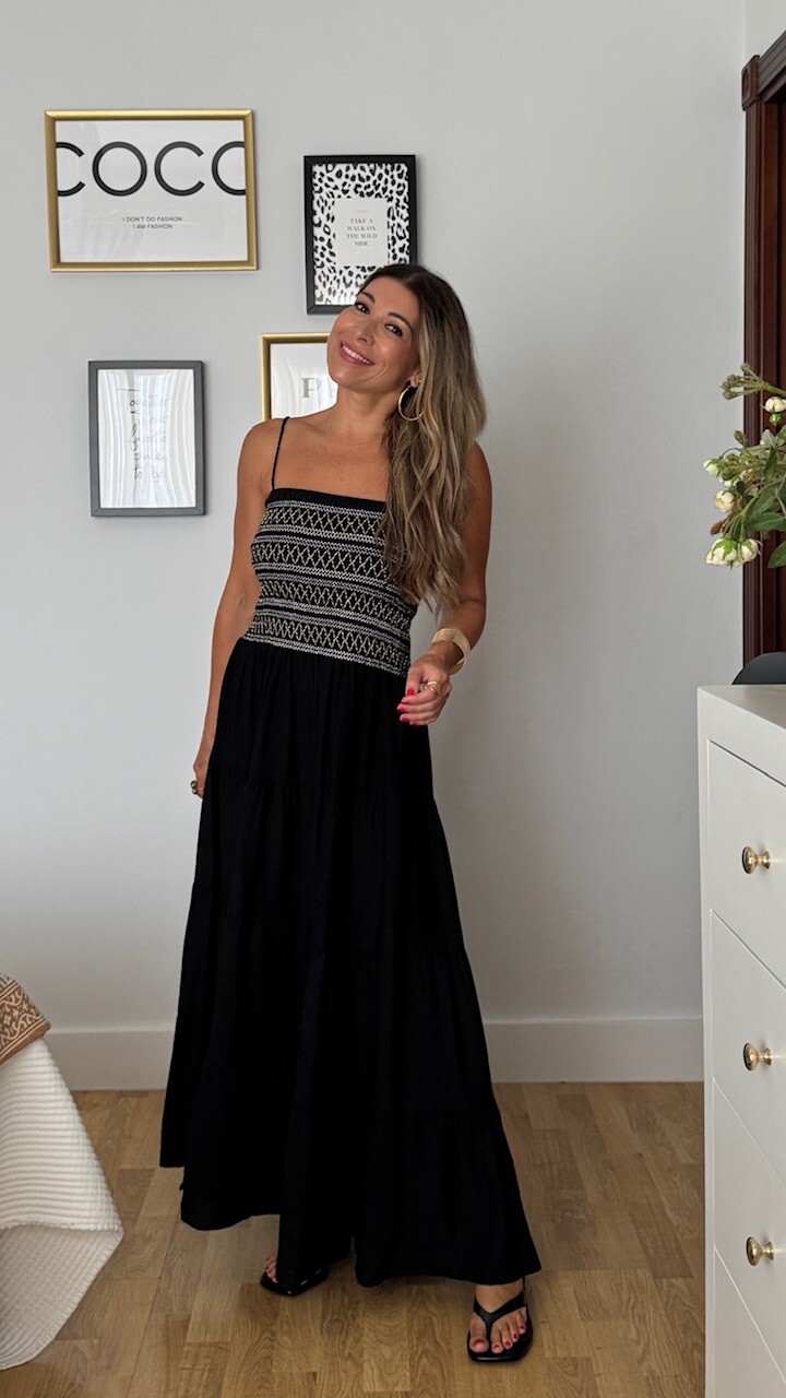 Vestido Chloe Nido Negro - Imagen 4