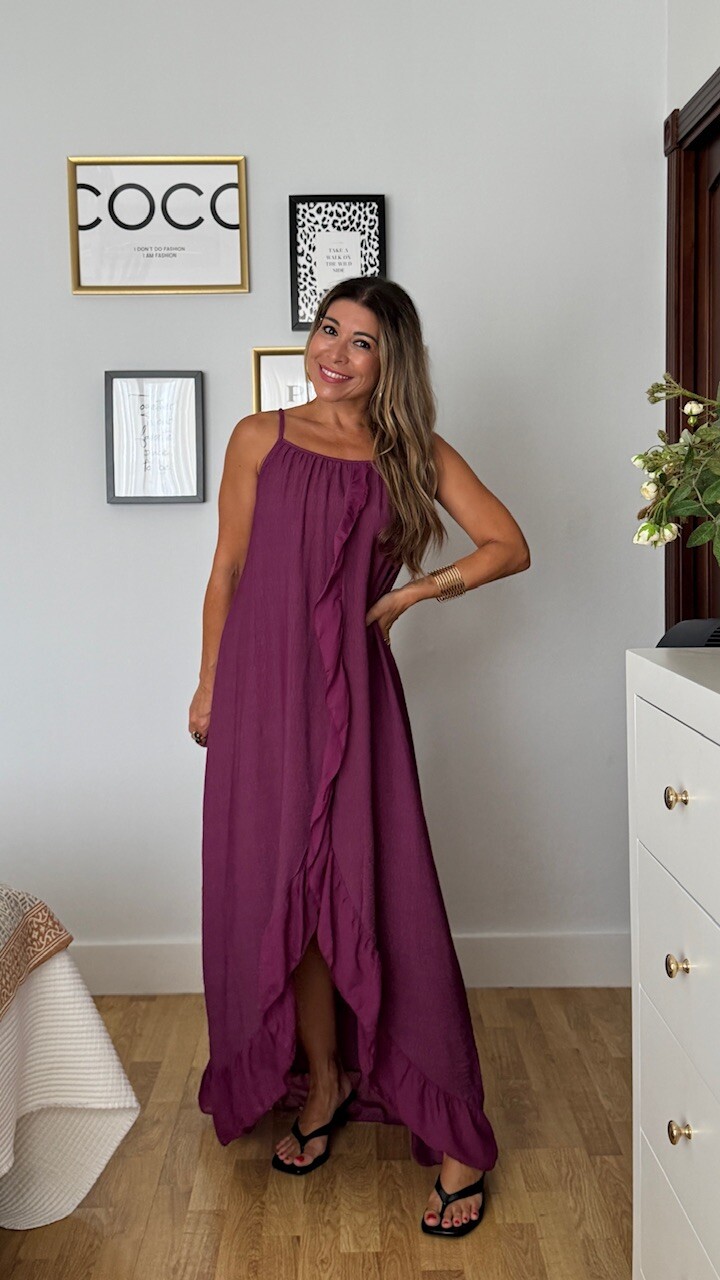 Vestido Verona Berenjena