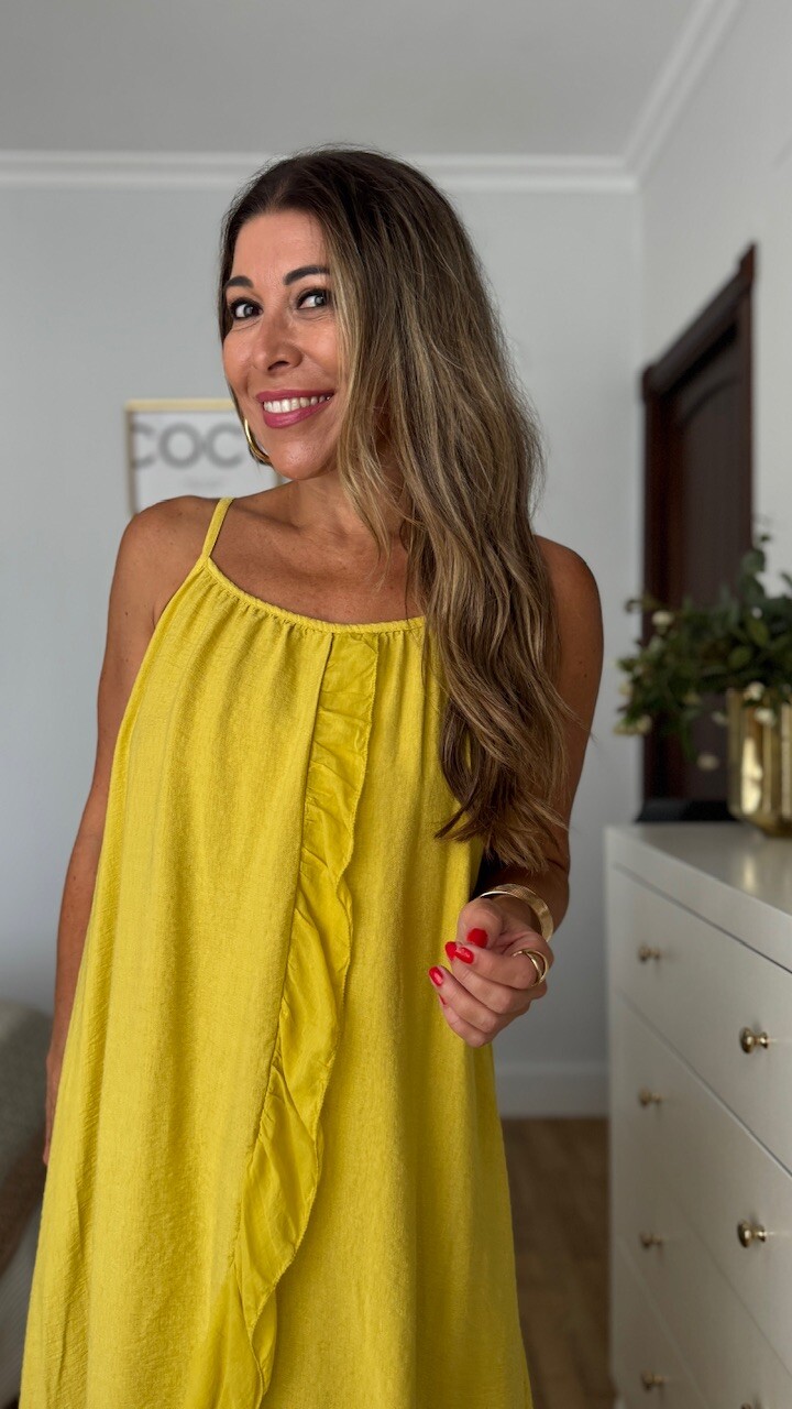 Vestido Verona Verde Lima - Imagen 10