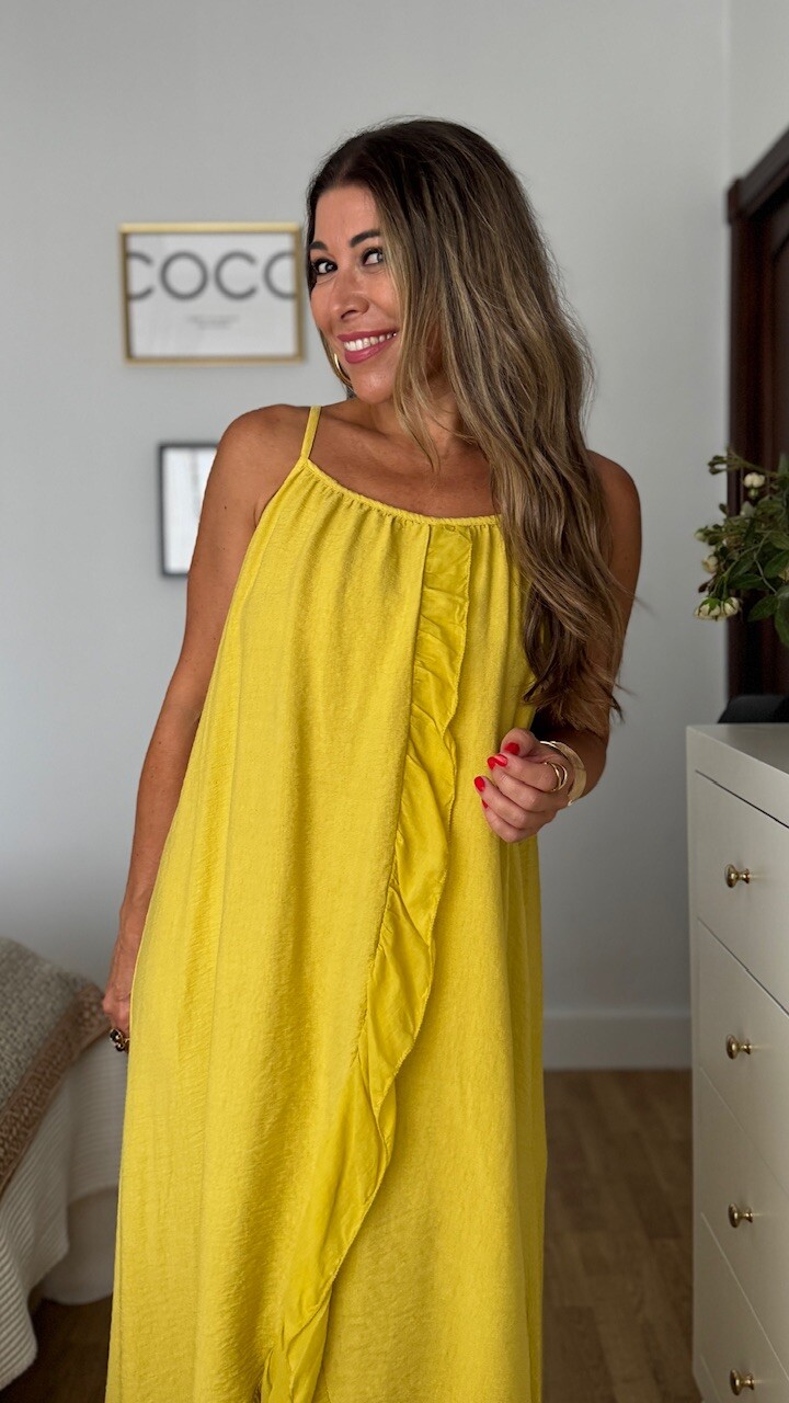 Vestido Verona Verde Lima