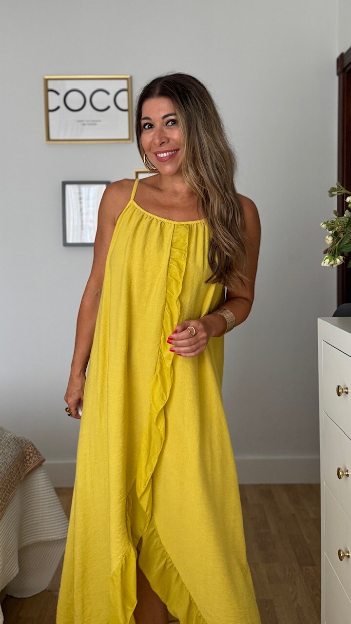 Vestido Verona Verde Lima - Imagen 3