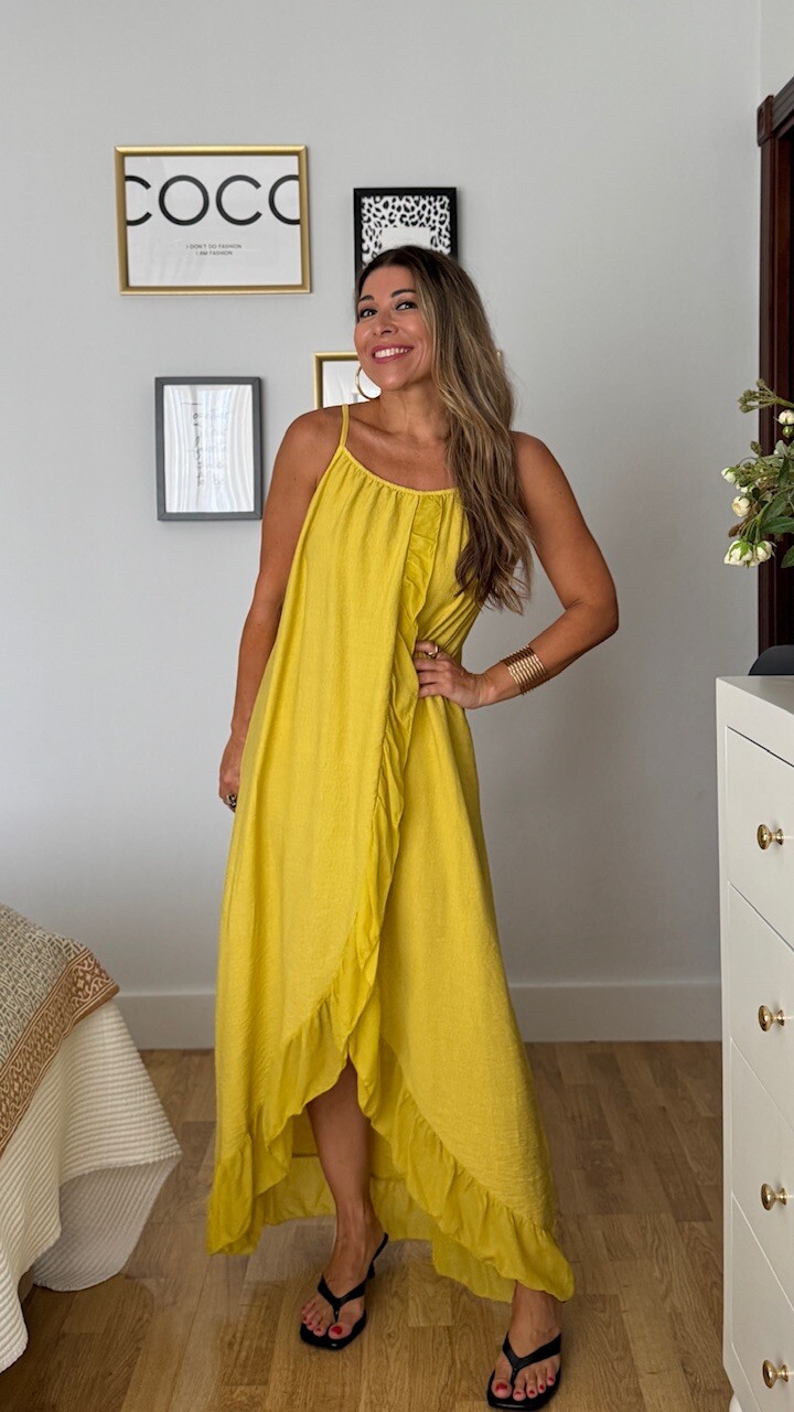 Vestido Verona Verde Lima - Imagen 5