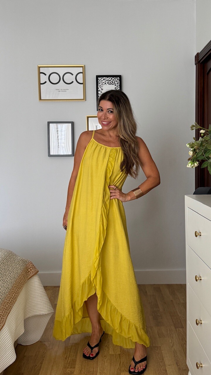 Vestido Verona Verde Lima - Imagen 2