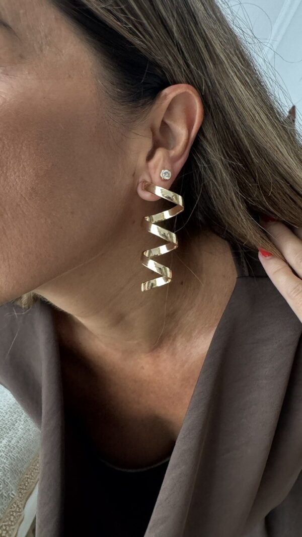Pendientes Muelle Dorados
